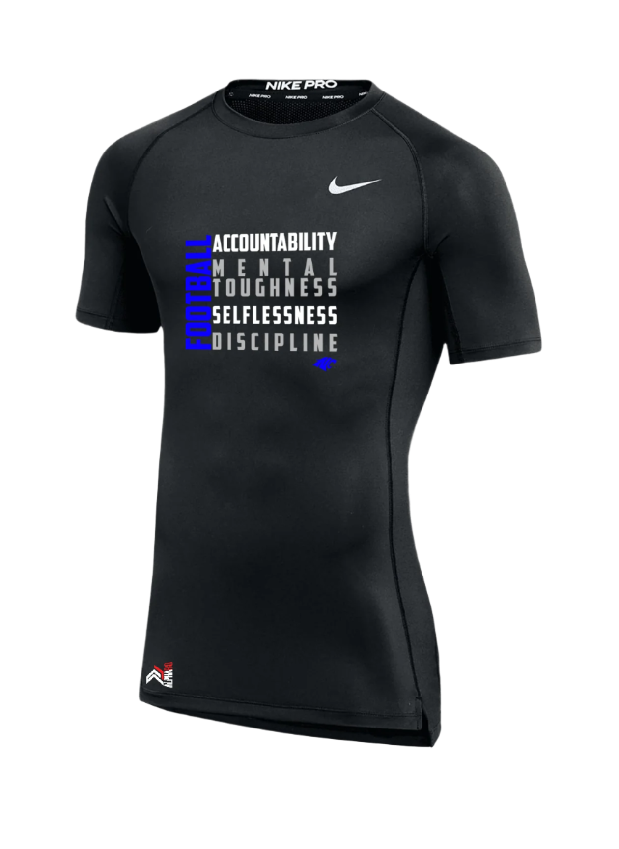 North Crowley Football Training Nike Compression Short Sleeve