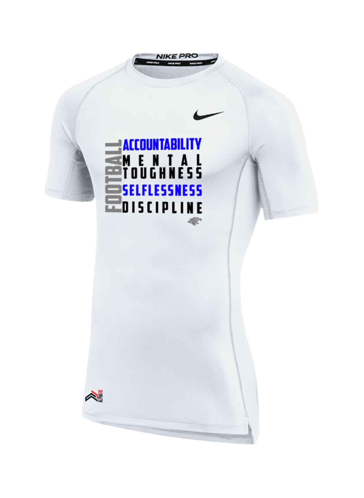 North Crowley Football Training Nike Compression Short Sleeve