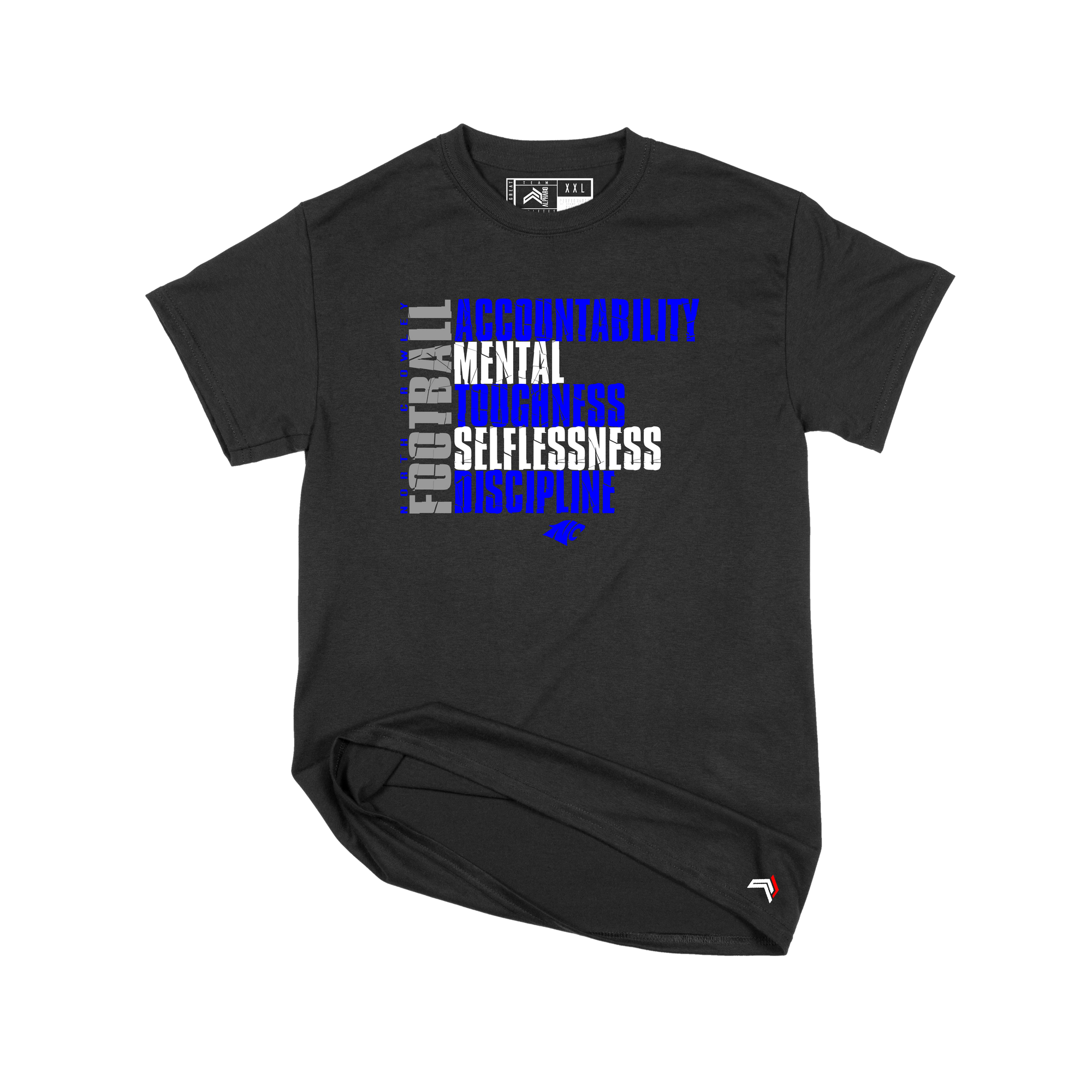 North Crowley Football Training Performance Tee Shirt