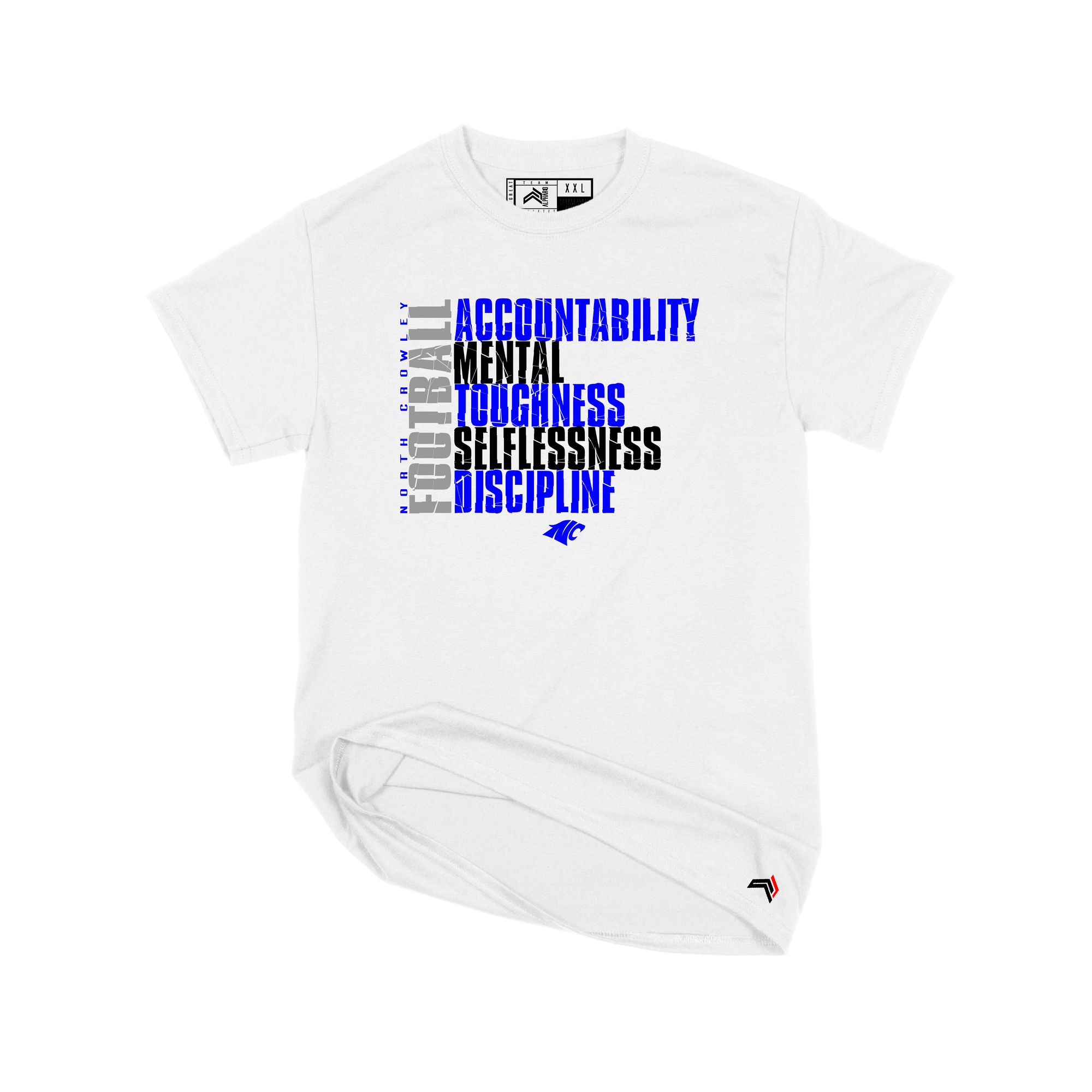 North Crowley Football Training Performance Tee Shirt