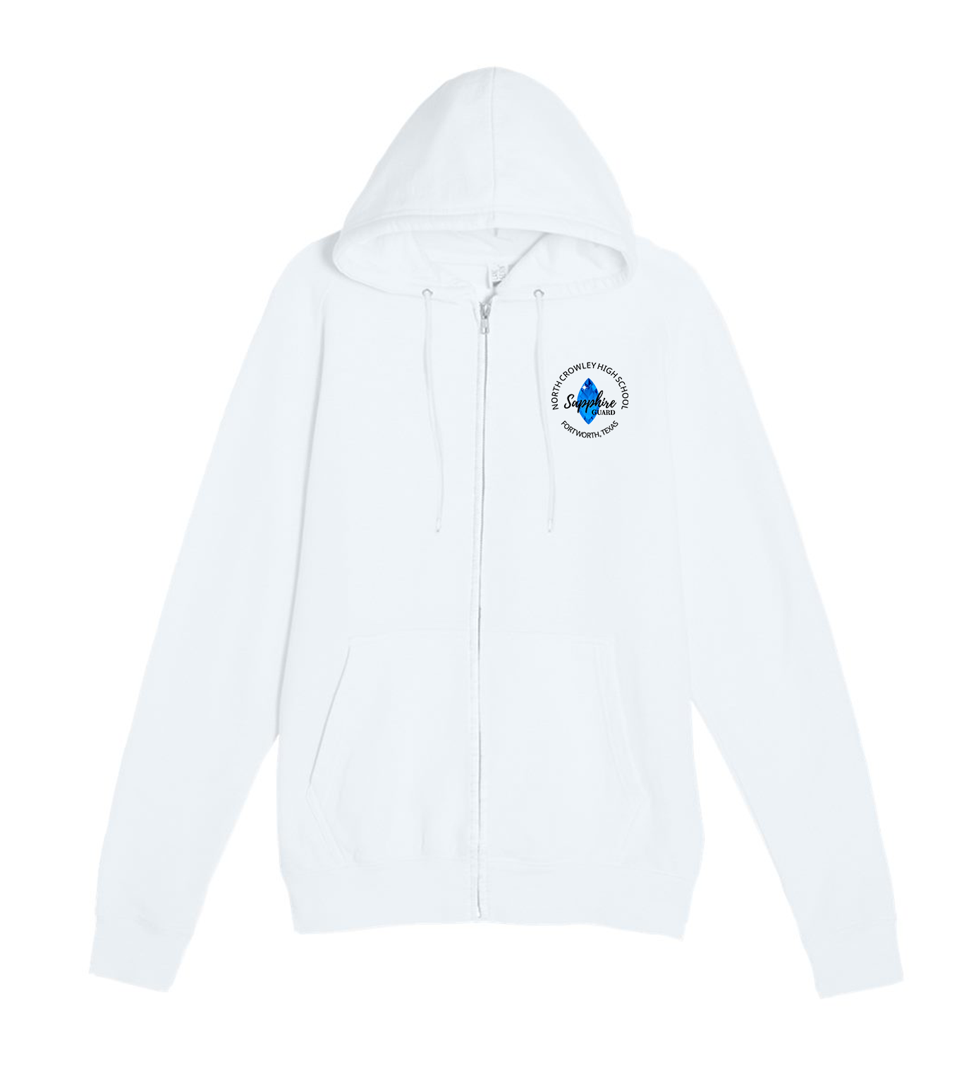 North Crowley Sapphire Zip Hoodie
