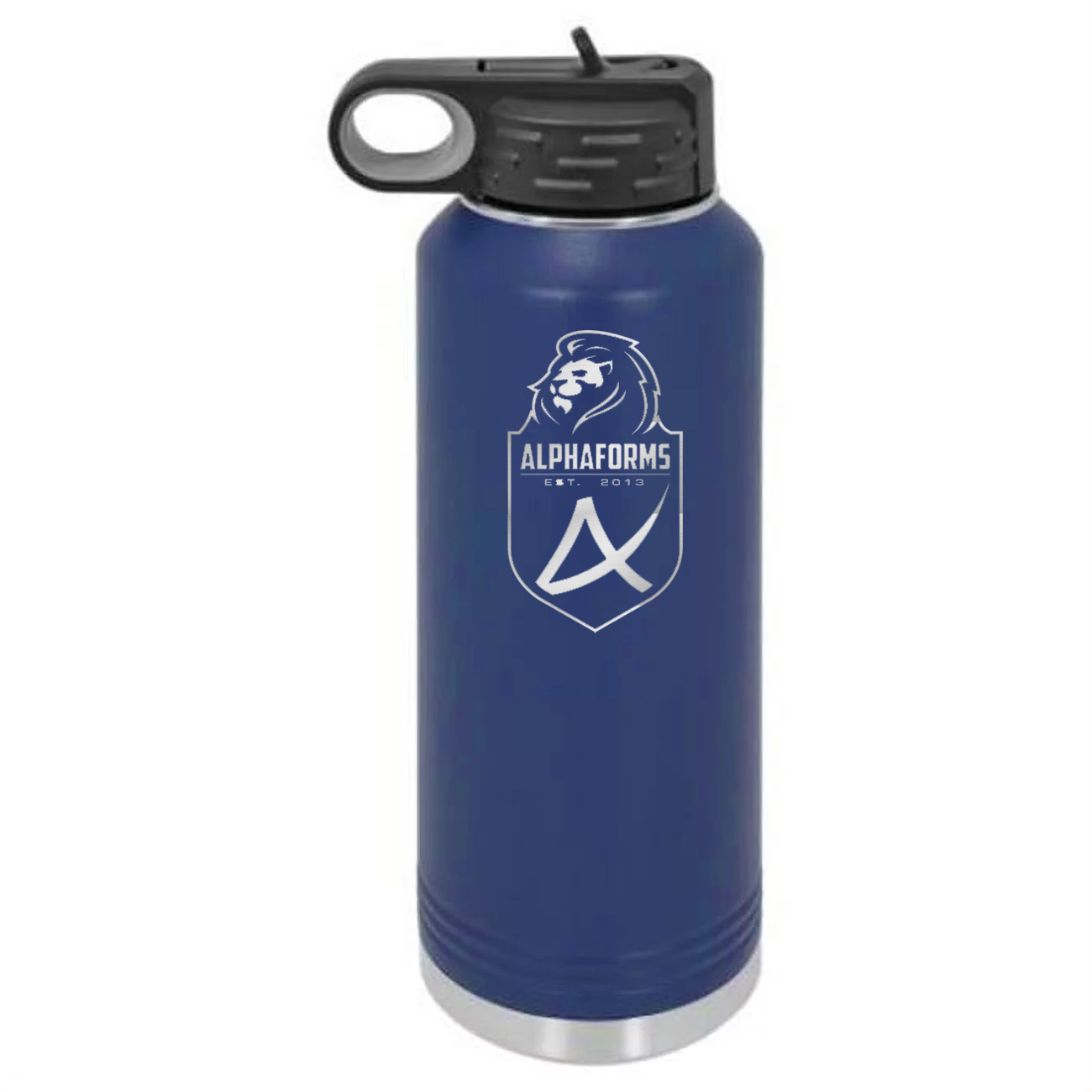 Alpha Forms 40oz Stainless Steel Water Bottle – Alpha Design Studio