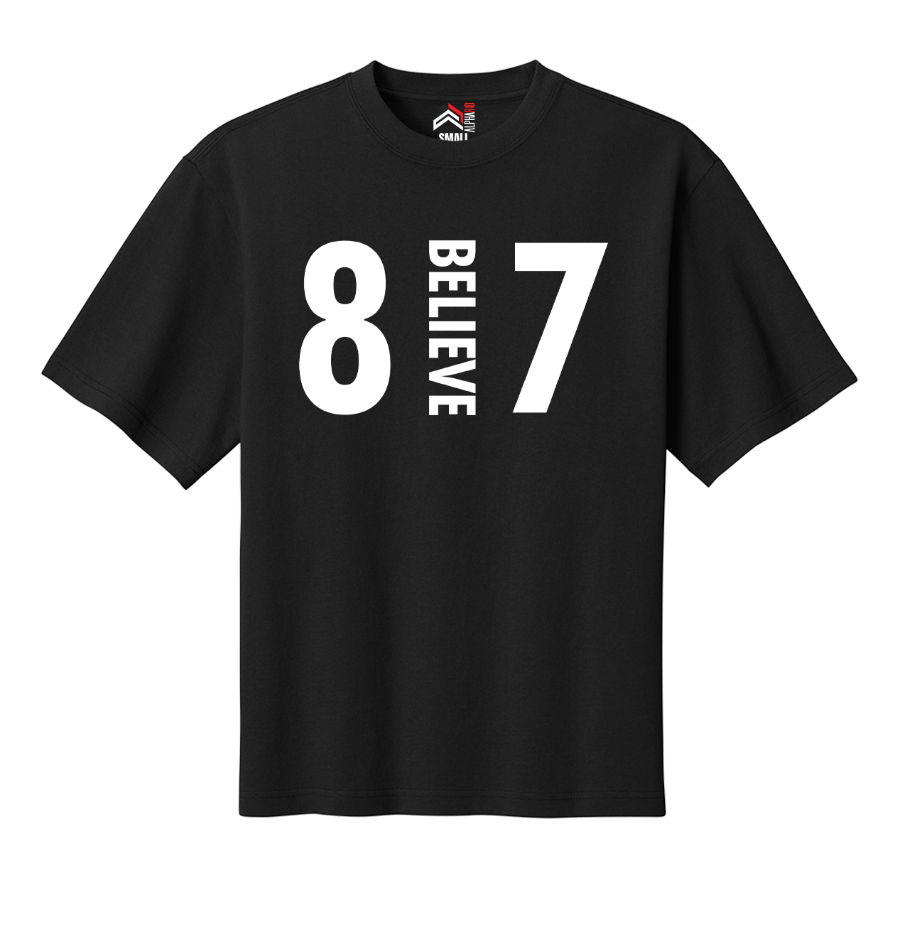 North Crowley 817 Believe Oversized Tee Shirt