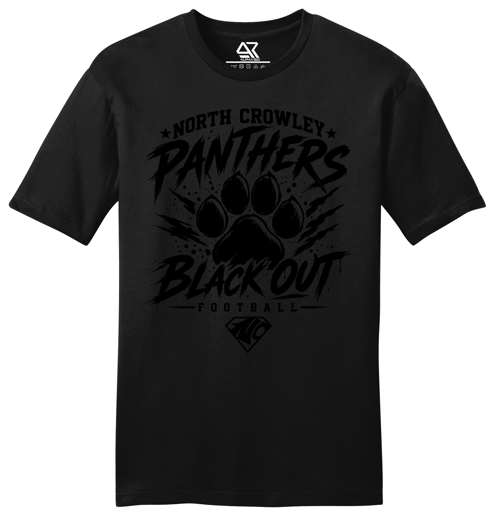 North Crowley '26 Black Out Tee Shirt