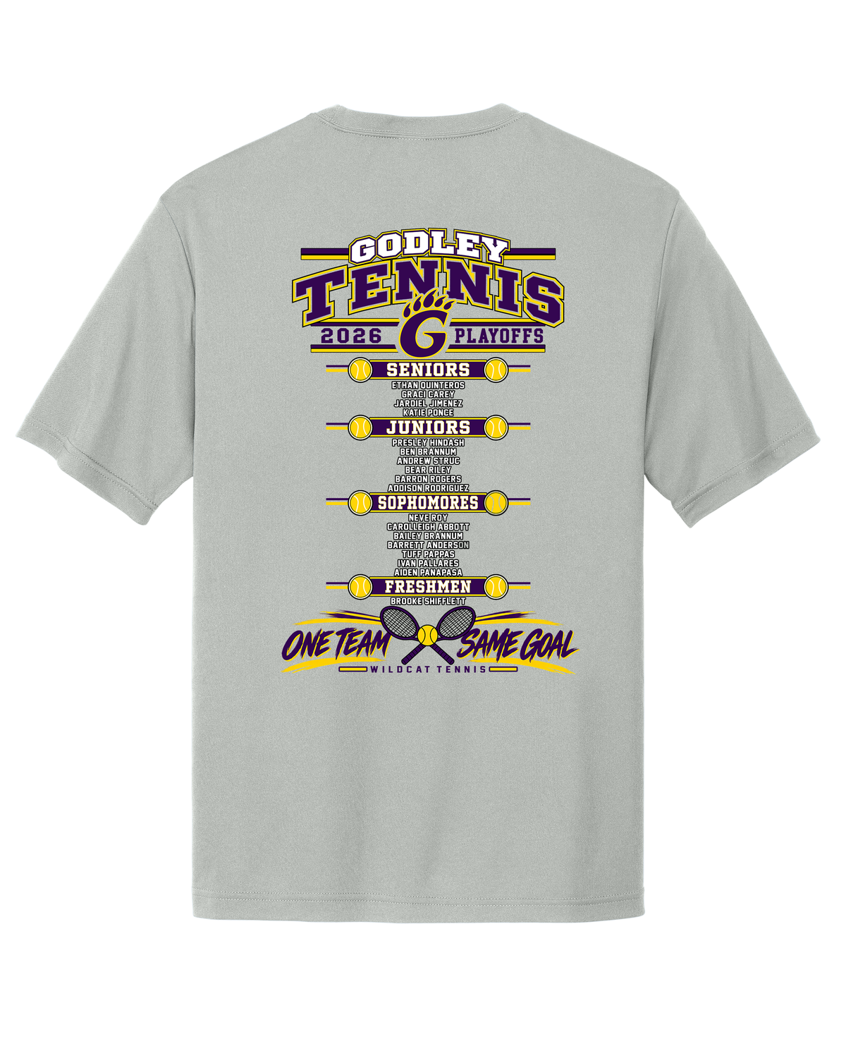 Godley Tennis District Champions Short Sleeve