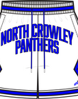 North Crowley Panthers Basketball Shorts White