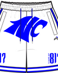 North Crowley Panthers Stand Up Basketball Shorts White